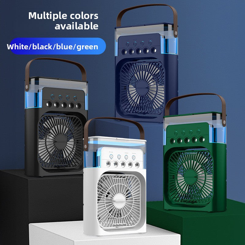USB Desktop Humidifying Fan with Ambient Light