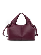 Soft Leather Cloud Shoulder Bag