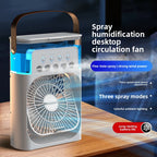 USB Desktop Humidifying Fan with Ambient Light