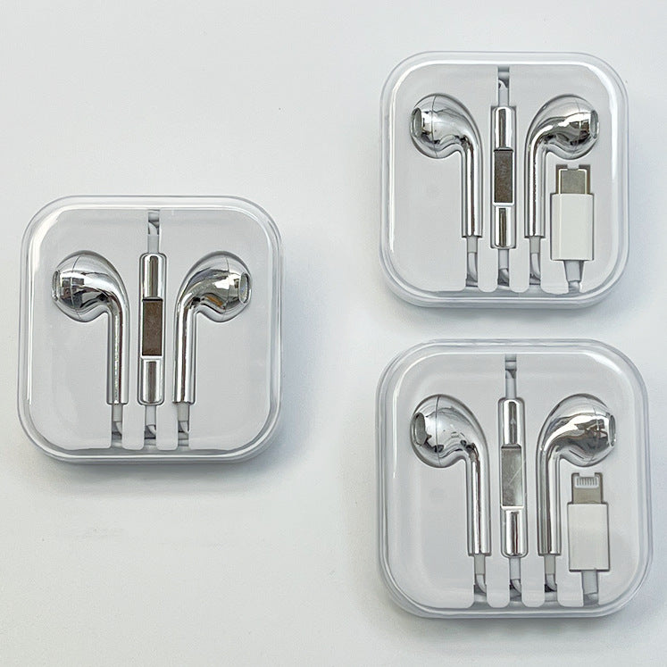 Electroplated Wired Headphones Type-C and 3.5mm