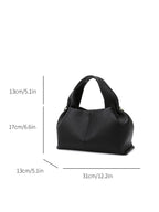 Soft Leather Cloud Shoulder Bag