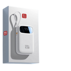 20000mAh Portable Power Bank with Built-in Cable