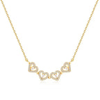 Four-Leaf Clover Heart Necklace