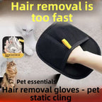 Pet Static Hair Removal Glove Dual Direction Brush