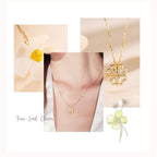 Four-Leaf Clover Heart Necklace