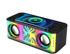 Colorful Light Bluetooth Speaker Dual Speaker Outdoor Wireless Charger